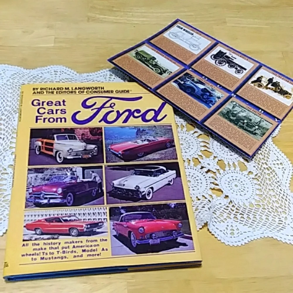 Ford Automobiles - Great Cars from Ford, collectible vintage hardback
